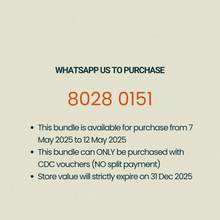 Load image into Gallery viewer, CDC Voucher Store Value Card [Whatsapp us at 80280151 to purchase]
