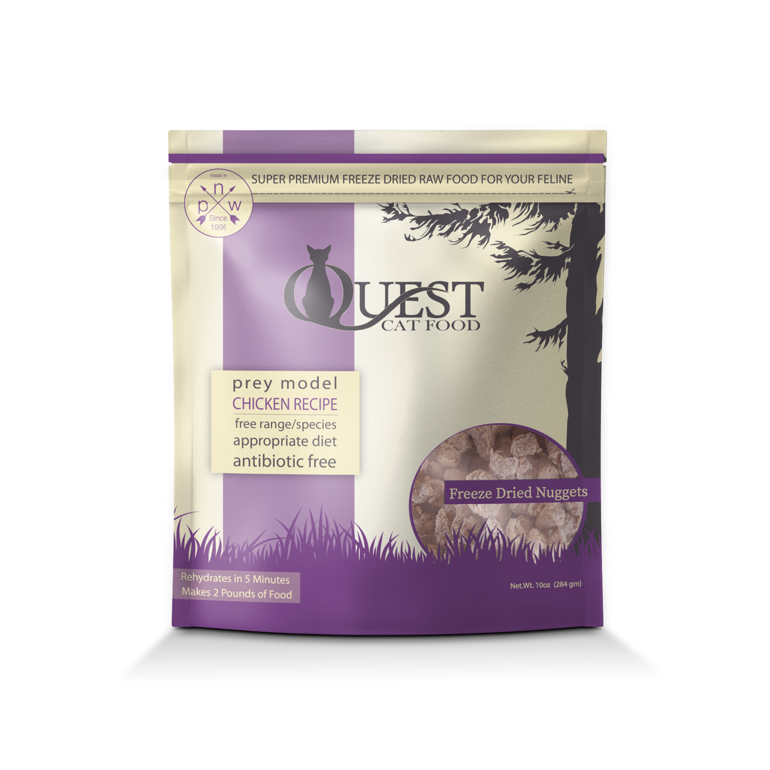 Quest's Cat Food Freeze Dried Chicken Bite Size Nugget