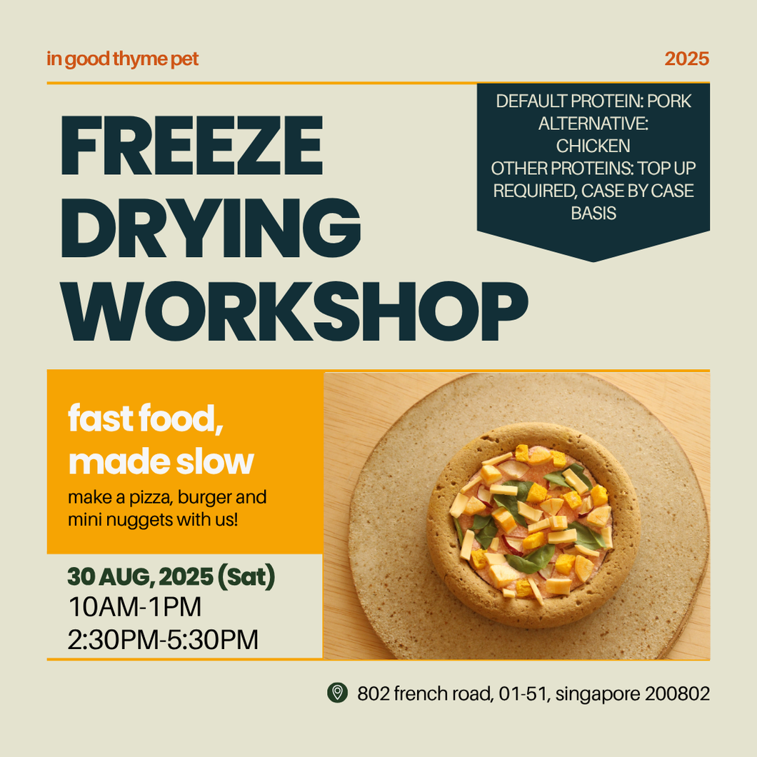 Freeze Drying Workshop Aug/Sept 2025 Edition